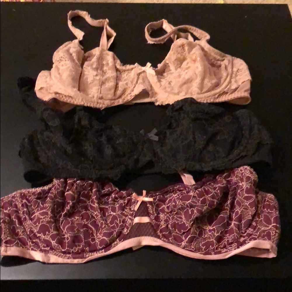 3 Victoria’s Secret dream angels unlined Demi 36D